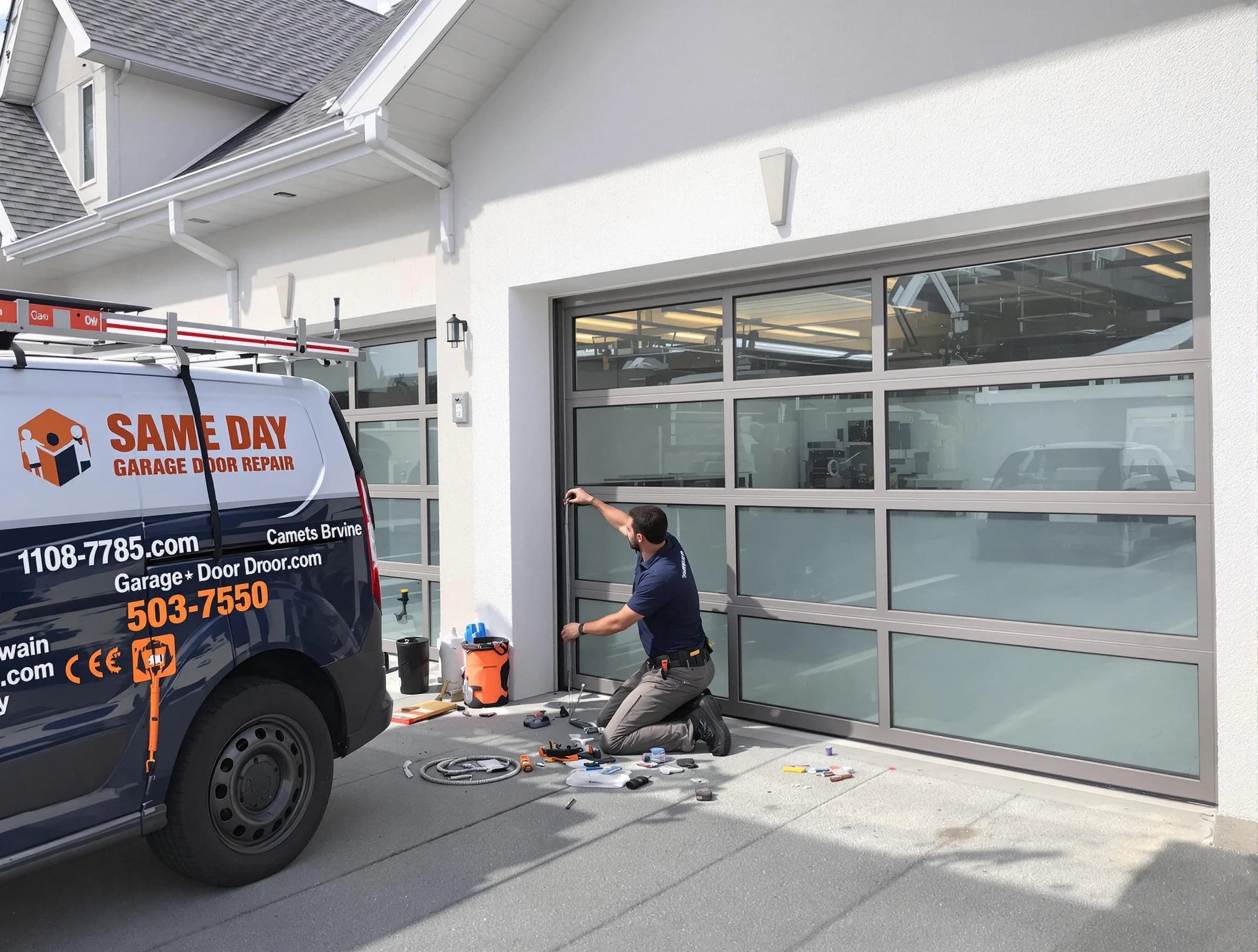 Same-day garage door repair service by North Bergen Garage Door Repair in North Bergen