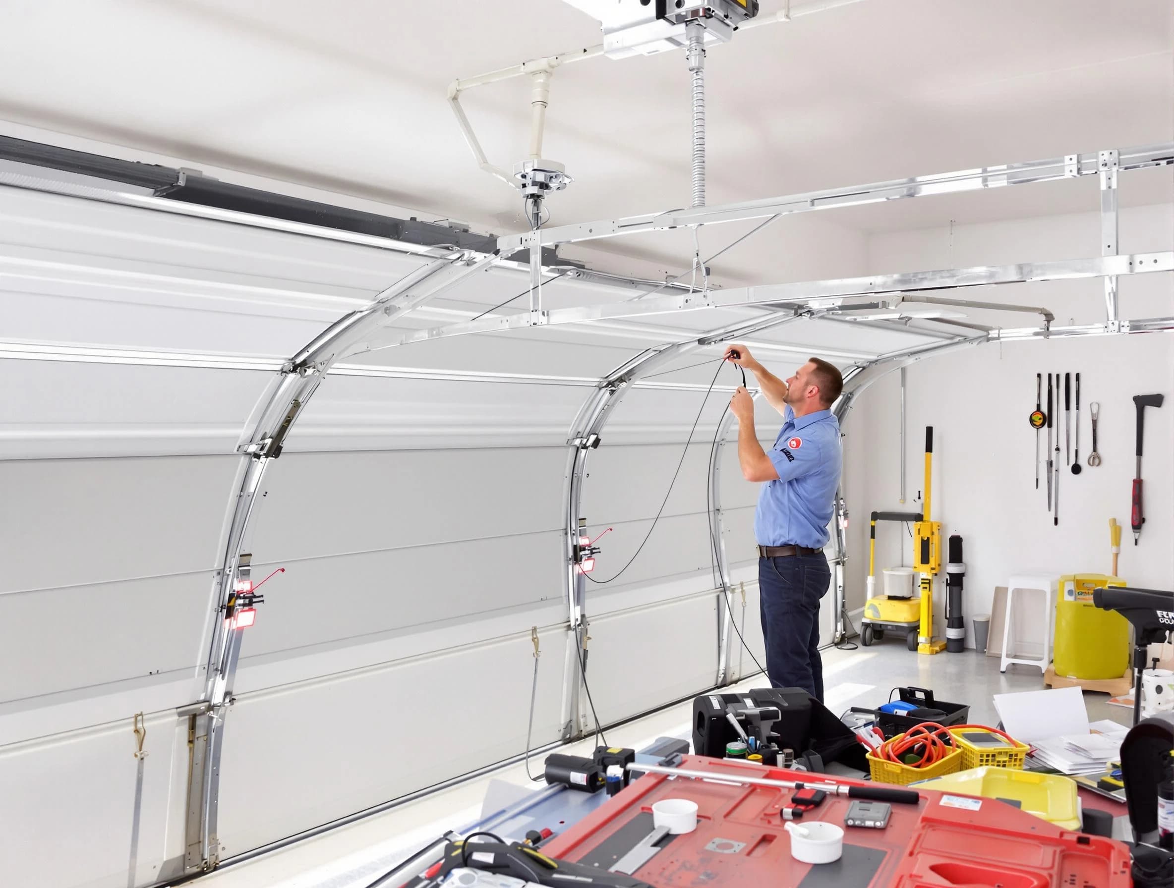 Garage door cable repair service by North Bergen Garage Door Repair in North Bergen