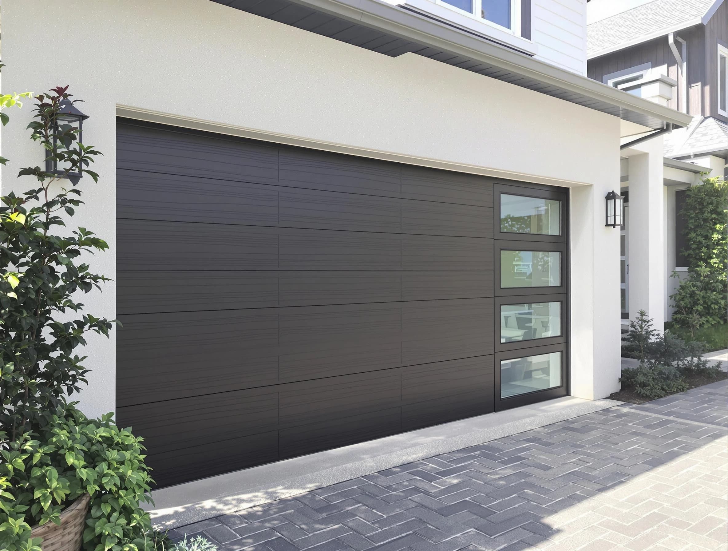 Custom garage door installation by North Bergen Garage Door Repair in North Bergen