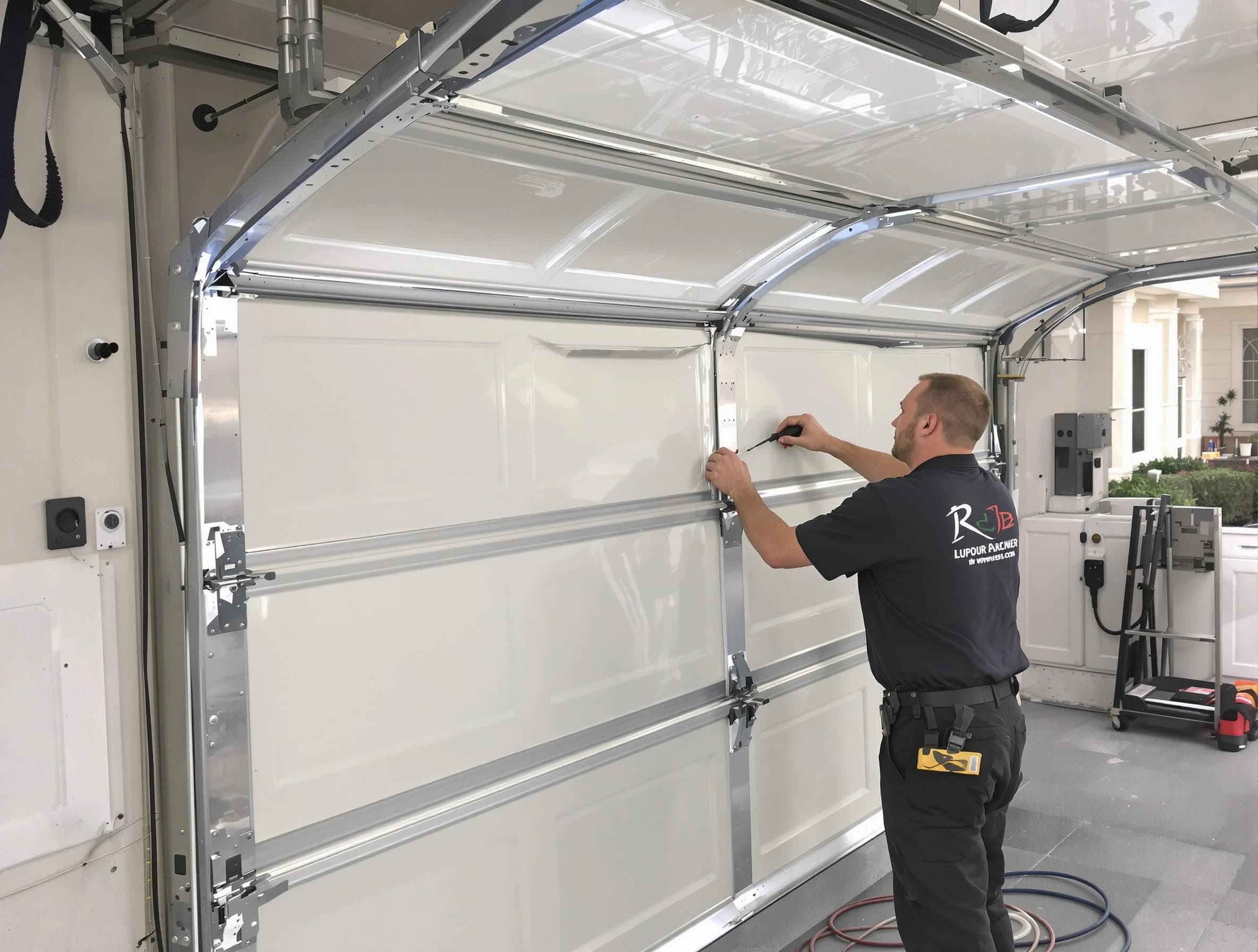 North Bergen Garage Door Repair professional performing panel repair in North Bergen