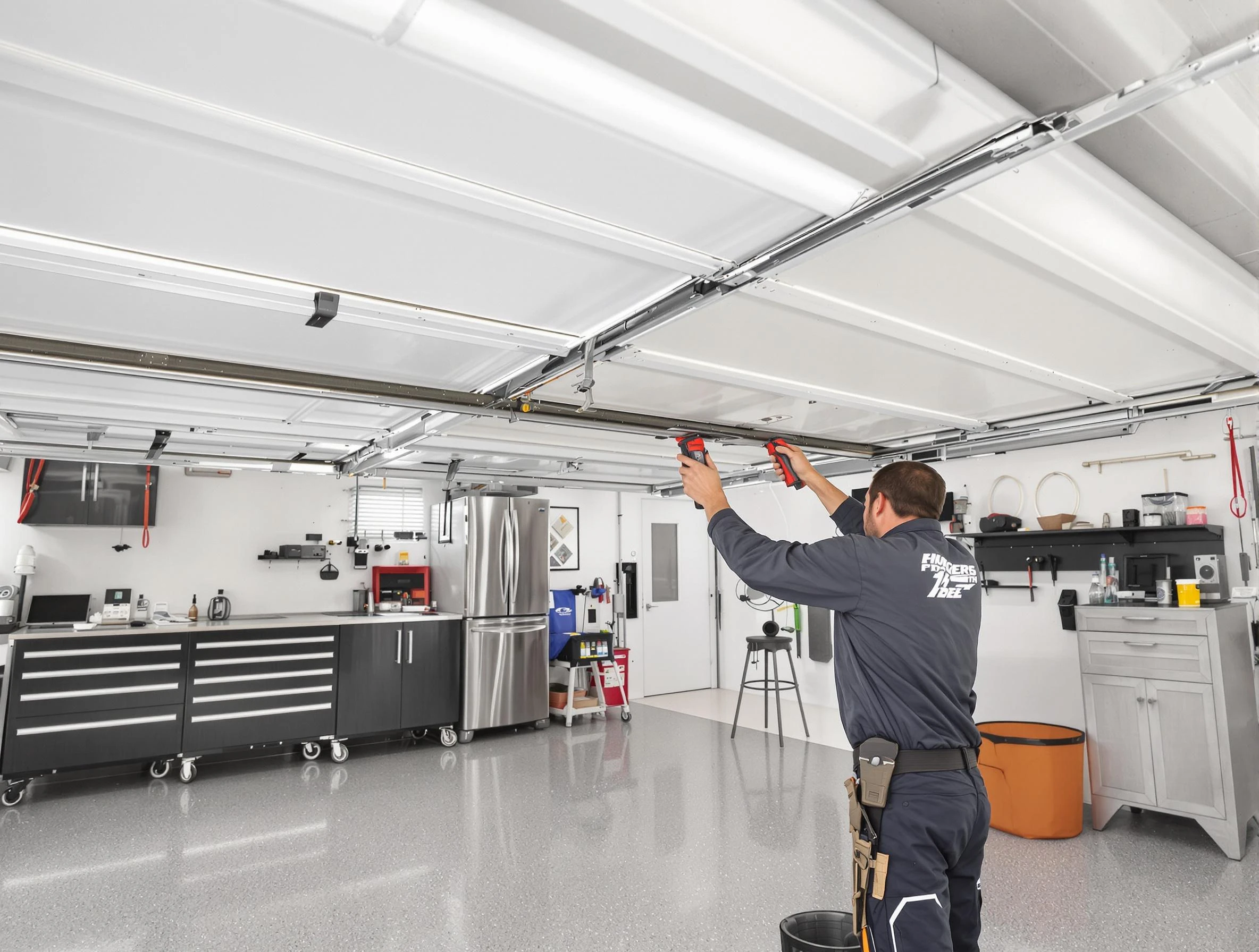 Overhead garage door repair service by North Bergen Garage Door Repair in North Bergen